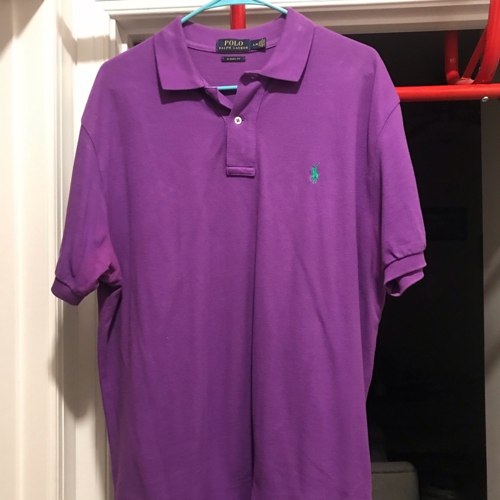 Men’s Purple Polo by Ralph Lauren